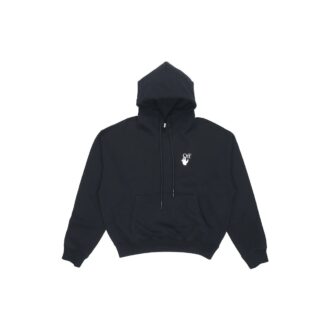 FW20 Painting Arrow Hooded Sweater Herr Svart