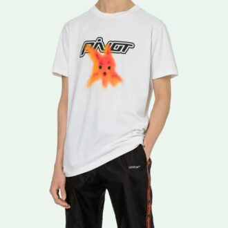 FW20 Pivot kortärmad tröja med guldfiskmönster