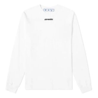 FW20 Pullover med markeringspilar för män, vit