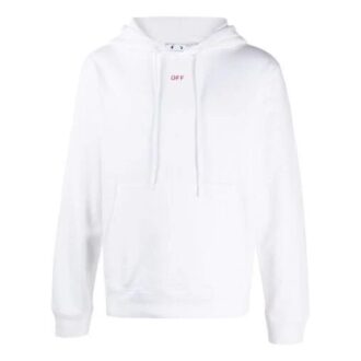 FW20 Stencil Arrows Hooded Pullover Herr Vit