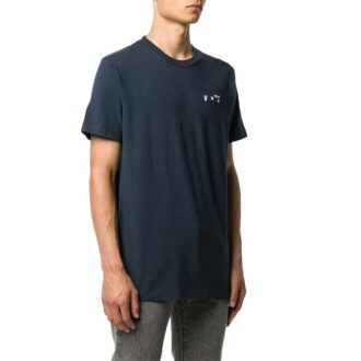FW20 T-shirt med logotypapplikation, kortärmad, herr, grå/vit