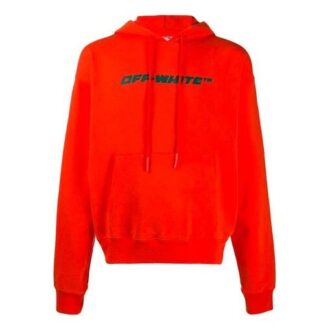 FW20 Trellis lös huvtröja för män, orange