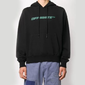 FW20 Trellis Worker Hooded Pullover Herr Svart