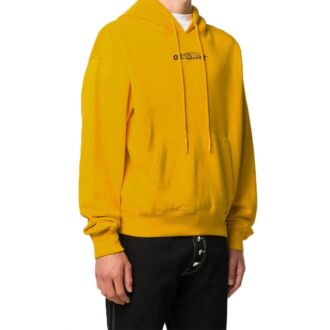 FW20 Workers Printing Hooded Pullover Herr Gul