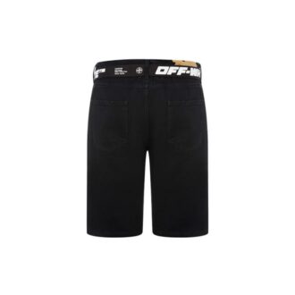 FW21 Alfabetbälte Design Casual Shorts Version Svart