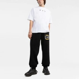 FW21 Arrow Bomull Rundhalsad Kortärmad Slim Fit-version Vit