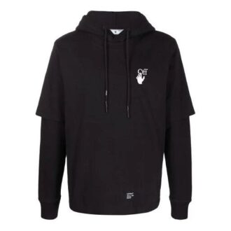 FW21 Arrows-mönstertryck, version med dubbla ärmar, svart