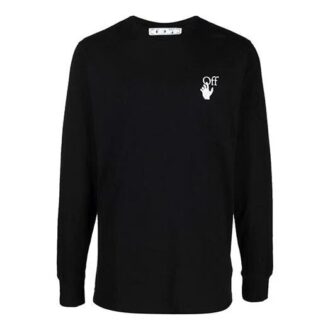 FW21 Caravaggio-målning enfärgad långärmad vanlig version svart