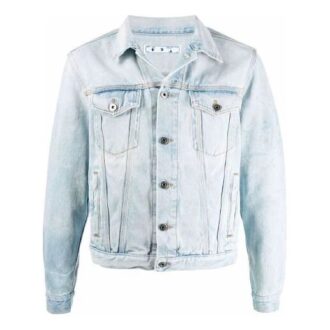 FW21 Denimjacka med piltryck, blå