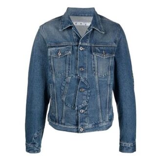 FW21 Denimjacka med revers, blå