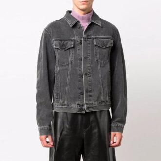 FW21 Denimjacka Slim Fit-version Grå