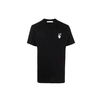 FW21 Gradient flerfärgad pil kortärmad vanlig version svart