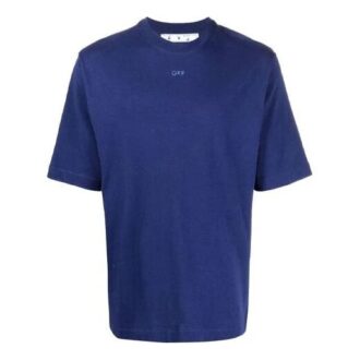 FW21 Kortärmad tröja med rund hals och pilmotiv, blå