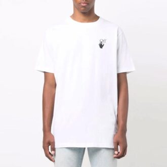 FW21 Kortärmad version med piltryck Vit