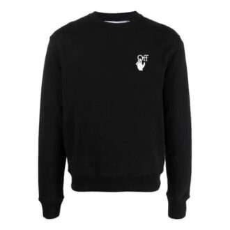 FW21 Logo med pilmönster, svart