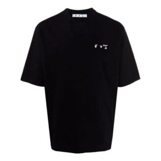 FW21 Logo-tryck Rund hals Kortärmad Standardversion Svart