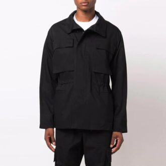 FW21-logotyp Utomhusjacka Slim Fit-version Svart