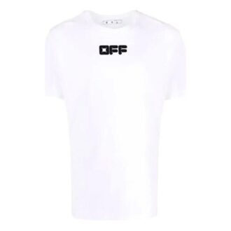 FW21-logotyptryck Kortärmad Loose Fit Vit