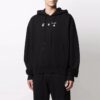 FW21 Melting Arrow Logo Print Sports Herr Svart