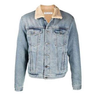 FW21 Stay Warm tvättad Denim-jacka, standardmodell, blå