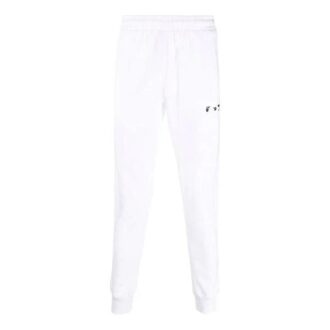 FW21 Stickade sportbyxor ”Vit”