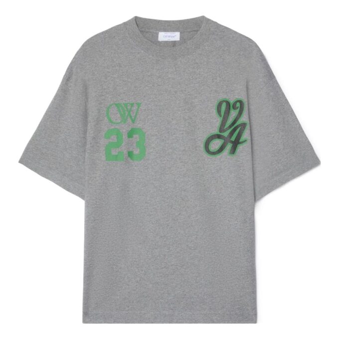 Off-White 23 Varsity Skate Shorts ”Melange Grey”