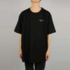 Off-White Herr c/o Distress Svart Grå 3D-skiss Pil Kortärmad Löst sittande T-shirt