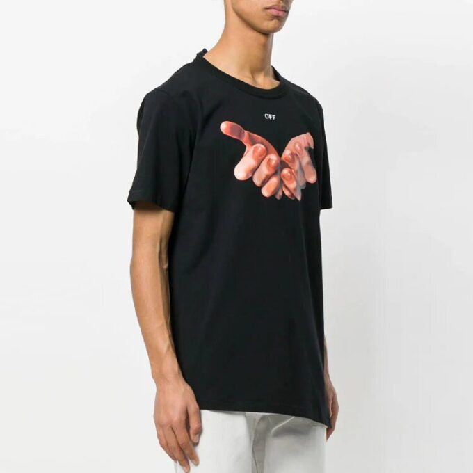 Off-White Herr C/O VIRGIL ABLOH Kortärmad Svart T-shirt