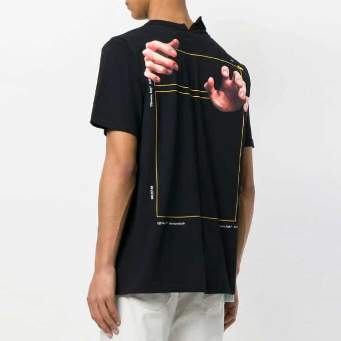 Off-White Herr C/O VIRGIL ABLOH Kortärmad Svart T-shirt