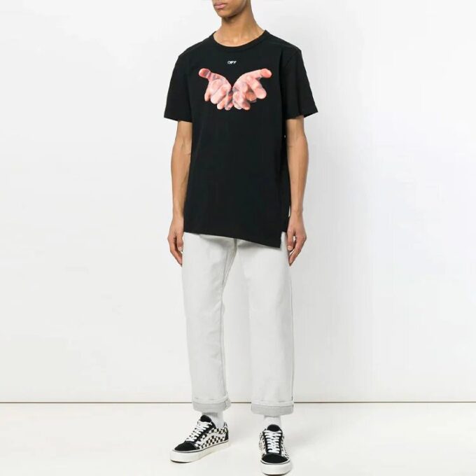 Off-White Herr C/O VIRGIL ABLOH Kortärmad Svart T-shirt