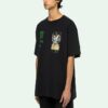 Off-White Herr C/O VIRGIL ABLOH Skeleton Painting Kortärmad Löst sittande Svart T-shirt