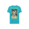 Off-White Herr C/O Virgil Abloh Skelettkaraktärstryck Kortärmad Vanlig version Blå T-shirt