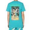 Off-White Herr C/O Virgil Abloh Skelettkaraktärstryck Kortärmad Vanlig version Blå T-shirt