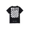 Off-White Herr C/O Virgil Abloh Tiger Stripes Splash Ink kortärmad svart T-shirt