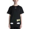 Off-White Herr C/O Virgil Abloh Tiger Stripes Splash Ink kortärmad svart T-shirt