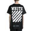 Off-White Herr C/O Virgil Abloh Tiger Stripes Splash Ink kortärmad svart T-shirt