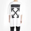 Off-White Herr C/O VIRGILABLOH Simpson Arrow Kortärmad Vit T-shirt