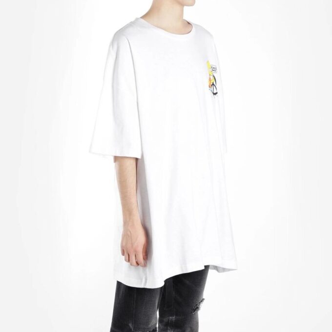 Off-White Herr C/O VIRGILABLOH Simpson Arrow Kortärmad Vit T-shirt