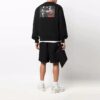 Off-White Herr Caravaggio-målning Rund hals Svart
