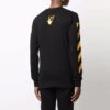 Off-White Herr FW21 Caravaggio-målning Långärmad svart T-shirt