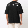 Off-White Herr FW21 Logo Rundhalsad Kortärmad Löst sittande Svart T-shirt