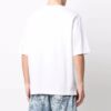 Off-White Herr FW21 Logo Rundhalsad Kortärmad Löst Sittande Vit T-shirt