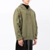 Off-White Herr FW21 Logotryck Långärmad Loose Fit Grön
