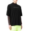 Off-White Herr FW21 T-shirt med pilmönster och alfabet, kortärmad, lös passform, svart