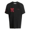 Off-White Herr FW22 Arrow Rundhalsad kortärmad svart T-shirt