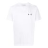 Off-White Herr FW22 enfärgad T-shirt med logotyp och bokstavstryck, rund hals och korta ärmar, vit