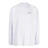 Off-White Herr FW22 enfärgad T-shirt med pilmönster och logotryck, rund hals, vit