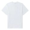 Off-White Herr FW22 enfärgad T-shirt med tryck på ryggen, rund hals och korta ärmar