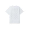 Off-White Herr FW22 enfärgad T-shirt med tryck på ryggen, rund hals och korta ärmar