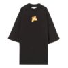 Off-White Herr FW22 Logo Printing Round Neck Short Sleeve Loose Fit Black T-Shirt